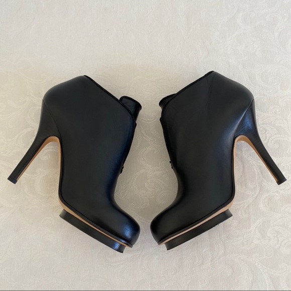Acne studio round toe platform ankle boots - Picture 1 of 8